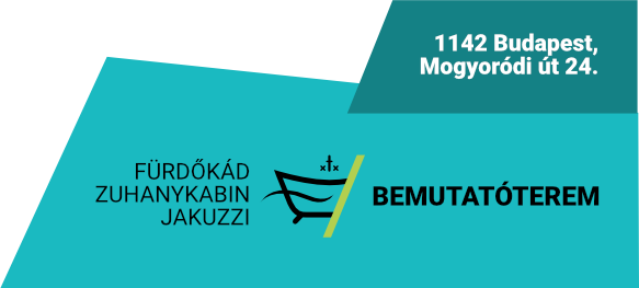 kád-kabin bemutatóterem